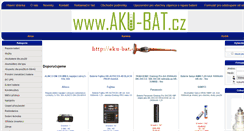 Desktop Screenshot of aku-bat.cz