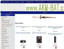 Tablet Screenshot of aku-bat.cz
